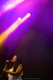 20260725 - Bellinzona Blues 2026, Night 2, Kyla Brox / Kyla Brox, vocals, flute; Danny Blomeley, bass; Paul Farr, guitar; Luke Flowers, drums - Piazza del Governo, Bellinzona, Switzerland
