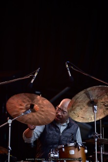 20250712 - Estivaljazz 2025, Night 3 / Gonzalo Rubalcaba Trio d’Été / Gonzalo Rubalcaba, piano; Matt Brewer, double bass; Ernesto Simpson, drums - P.za della Riforma, Lugano, Switzerland