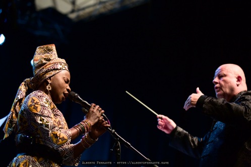 20140704 - EstivalJazz 2014, night 1, Angelique Kidjo with the Orchestra della Svizzera italiana, Dir. Gast Waltzing - Piazzale alla valle, Mendrisio