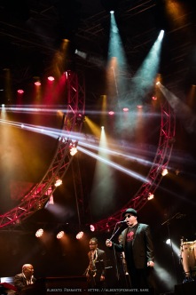 20150710 - Estivaljazz 2015, night 4, Les Ambassadeurs w/Salif Keita, Amadou Bagayoko, Cheick Tidiane Seck - Piazza della Riforma, Lugano, Switzerland