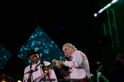 EstivalJazz 2019, Night 3; SMUM Big Band 25° Silver Session, special guest Bobby Watson with Ambrosetti Family - P.za della Riforma, Lugano, Switzerland