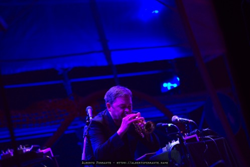 20260312 - 27o Festival di cultura e musica jazz, So What?!, Night 1, Bro-Henriksen-Rossy / Jakob Bro, chitarra; Arve Henriksen, tromba, elettronica; Jorge Rossy, batteria - Cinema Teatro Chiasso (Switzerland)