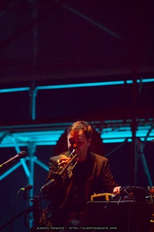20260312 - 27o Festival di cultura e musica jazz, So What?!, Night 1, Bro-Henriksen-Rossy / Jakob Bro, chitarra; Arve Henriksen, tromba, elettronica; Jorge Rossy, batteria - Cinema Teatro Chiasso (Switzerland)