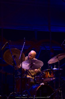 20260313 - 27o Festival di cultura e musica jazz, So What?!, Night 2, James Brandon Lewis Trio / James Brandon Lewis, sax tenore; Josh Werner, basso elettrico; Chad Taylor, batteria - Cinema Teatro Chiasso (Switzerland)