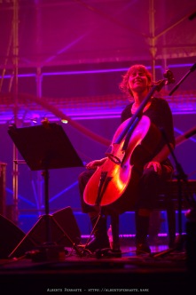 20260314 - 27o Festival di cultura e musica jazz, So What?!, Night 3, Tilo Weber Quartet / Laure Boer, voce, elettronica, noise; Mathilde Vendramin violoncello; Lucas Leidinger, clavicembalo, synthesizer; Tilo Weber, batteria, contrabbasso - Cinema Teatro Chiasso (Switzerland)