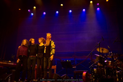 20260314 - 27o Festival di cultura e musica jazz, So What?!, Night 3, Tilo Weber Quartet / Laure Boer, voce, elettronica, noise; Mathilde Vendramin violoncello; Lucas Leidinger, clavicembalo, synthesizer; Tilo Weber, batteria, contrabbasso - Cinema Teatro Chiasso (Switzerland)