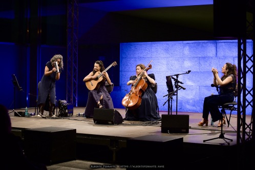 20250704 - Lac en plein air, Amara Quartet / Laura Rui voce; Sónia Sobral fisarmonica; Joana Almeida chitarra; Susana Castro Santos violoncello - Agorà LAC, Lugano, Switzerland
