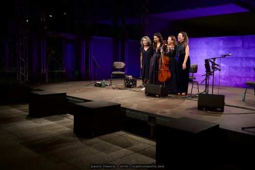 20250704 - Lac en plein air, Amara Quartet / Laura Rui voce; Sónia Sobral fisarmonica; Joana Almeida chitarra; Susana Castro Santos violoncello - Agorà LAC, Lugano, Switzerland