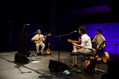 LAC en plein air 2026, Suonno d’Ajere, Napoli World / Irene Scarpato, voce; Marcello Smigliante Gentile, mandolino, mandola, mandoloncello; Gian Marco Libeccio, chitarra classica, acustica ed elettrica; Antonino Anastasia, percussioni - LAC, Lugano, Switzerland